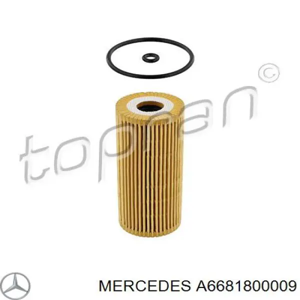Comprar A6681800009 Mercedes Filtros de aceite