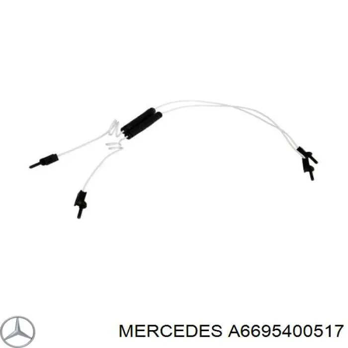 A6695400517 Mercedes contacto de aviso, desgaste de los frenos