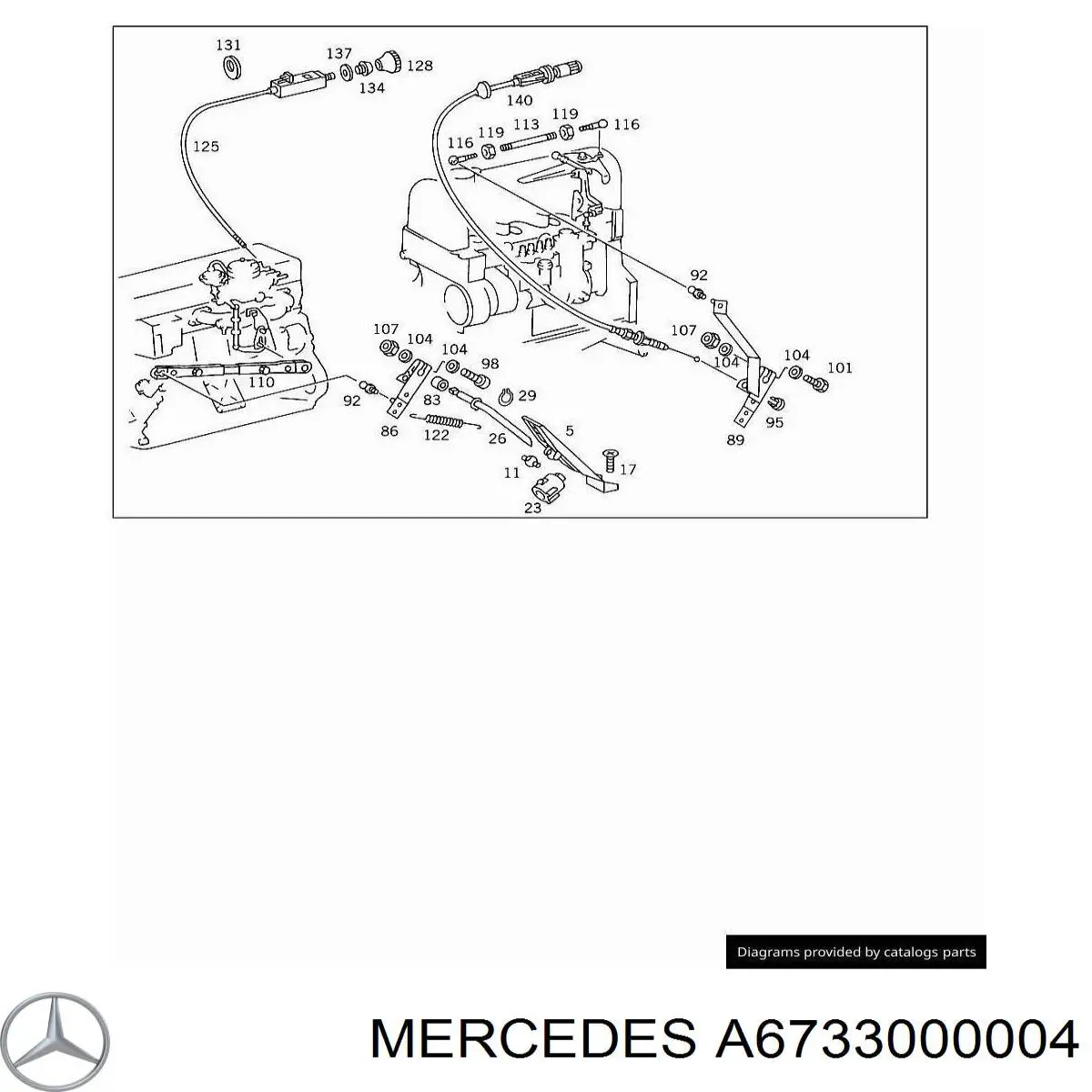 Comprar 6733000004 Mercedes Pedal del acelerador