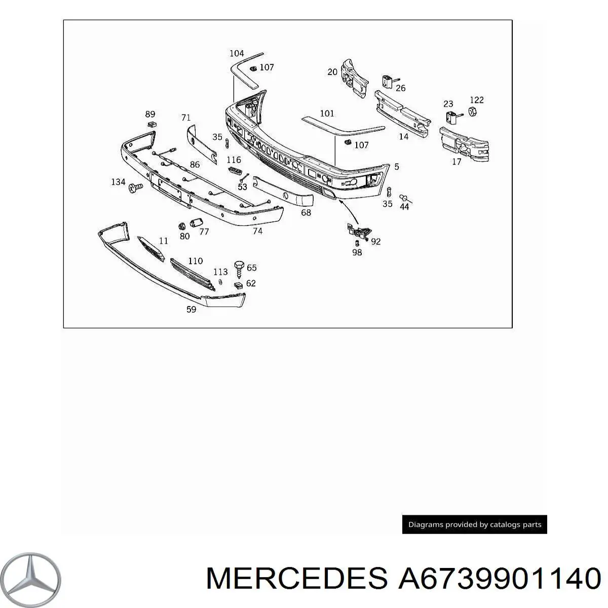  Mercedes A6739901140 precio, desde 6,32 EUR