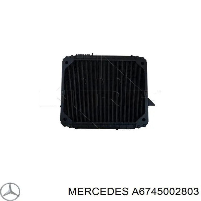 A6745002803 Mercedes radiador