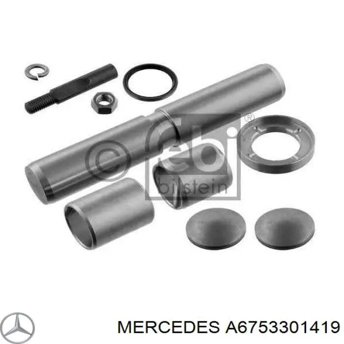 A6753301419 Mercedes juego de reparación, pivote mangueta
