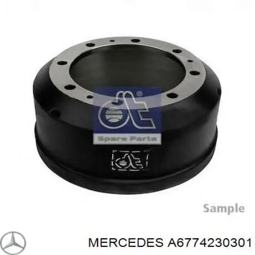 Tambor de freno trasero Mercedes Benz Truck TRUCK ATEGO II camión plataforma/chasis (2004 - 2026) precio, desde 76,22 EUR