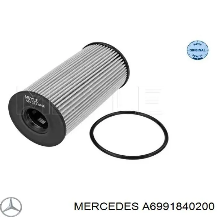 A6991840200 Mercedes filtro de aceite