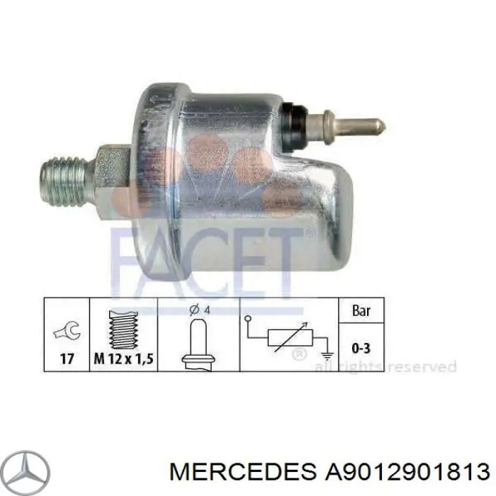 A9012901813 Mercedes