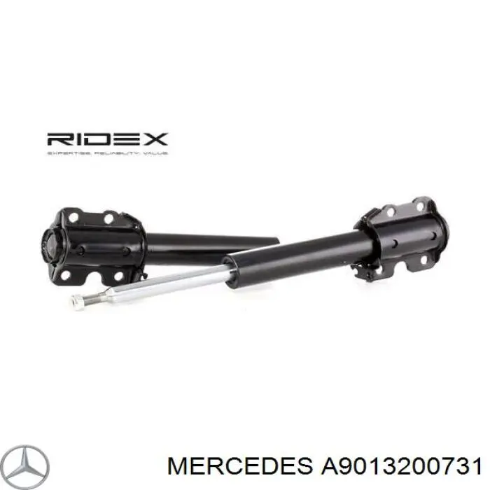 A9013200731 Mercedes amortiguador trasero