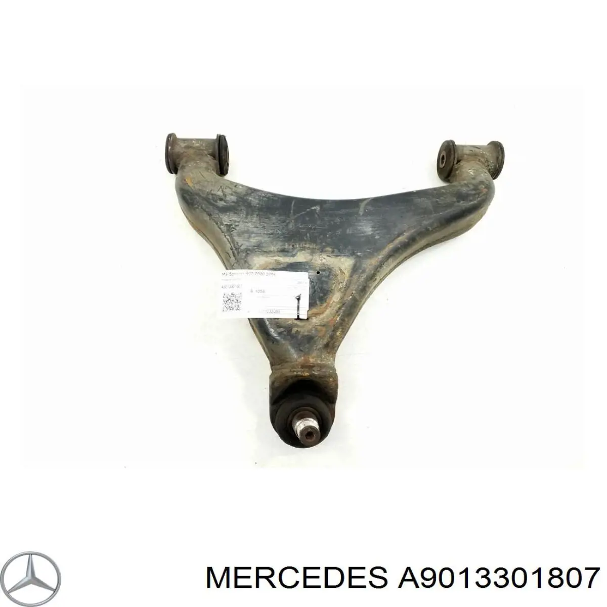 A9013301807 Mercedes barra oscilante, suspensión de ruedas delantera, inferior izquierda