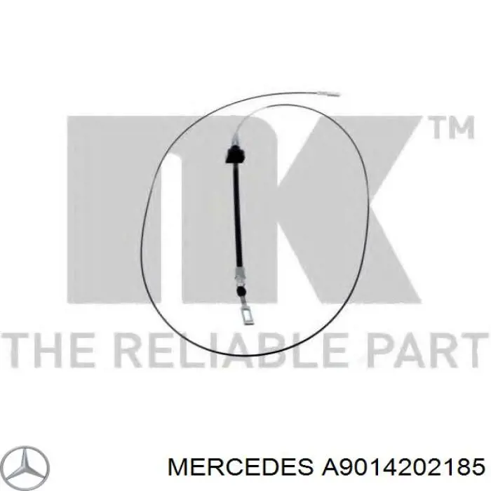 Cable del freno de estacionamiento delantero Mercedes A9014202185 precio, desde 13,29 EUR