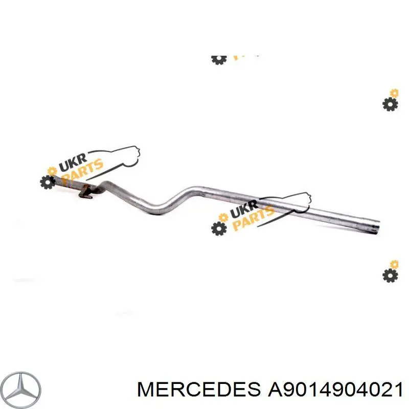 Silenciador trasero Mercedes A9014904021 precio, desde 54,72 EUR
