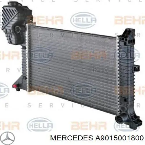 Comprar A9015001800 Mercedes Radiador de auto