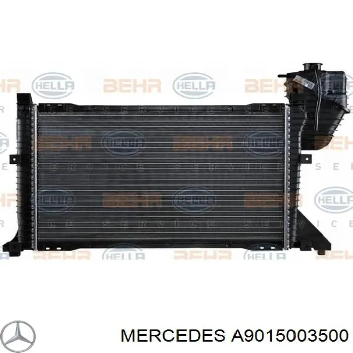 A9015003500 Mercedes radiador