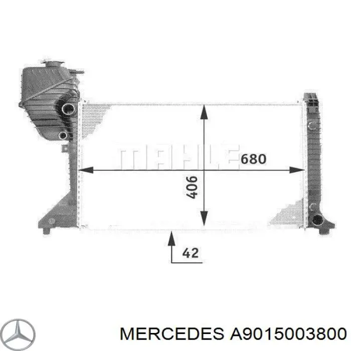 A9015003800 Mercedes Refrigeración del motor