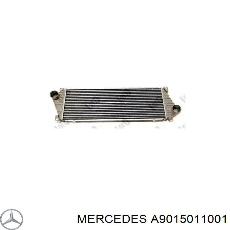 A9015011001 Mercedes radiador de aire de admisión