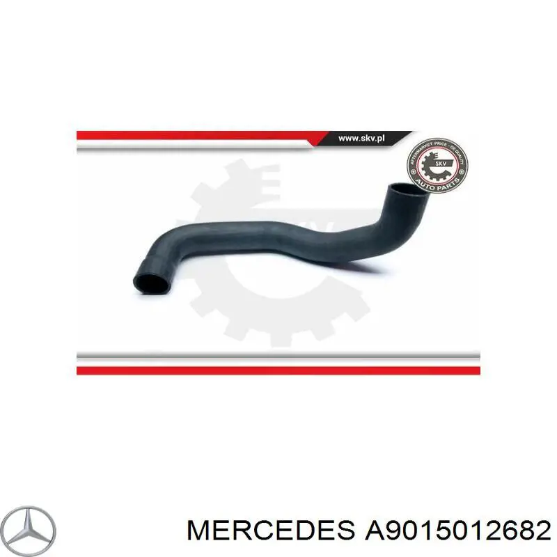 Manguera inferior del radiador Mercedes A9015012682 precio, desde 21,37 EUR