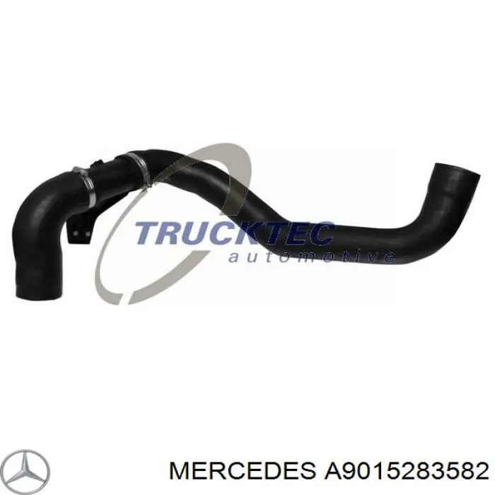 A9015283582 Mercedes tubo flexible de aire de sobrealimentación izquierdo