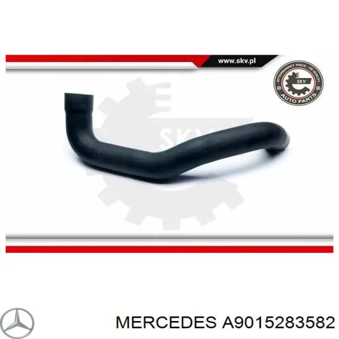 Manguera del intercooler Mercedes A9015283582 precio, desde 49,37 EUR