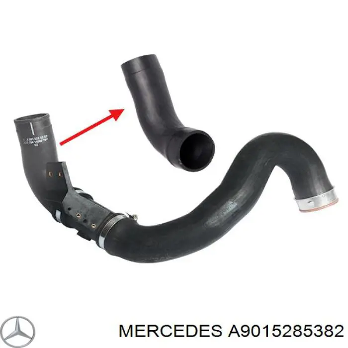 A9015285382 Mercedes tubo flexible de aire de sobrealimentación izquierdo