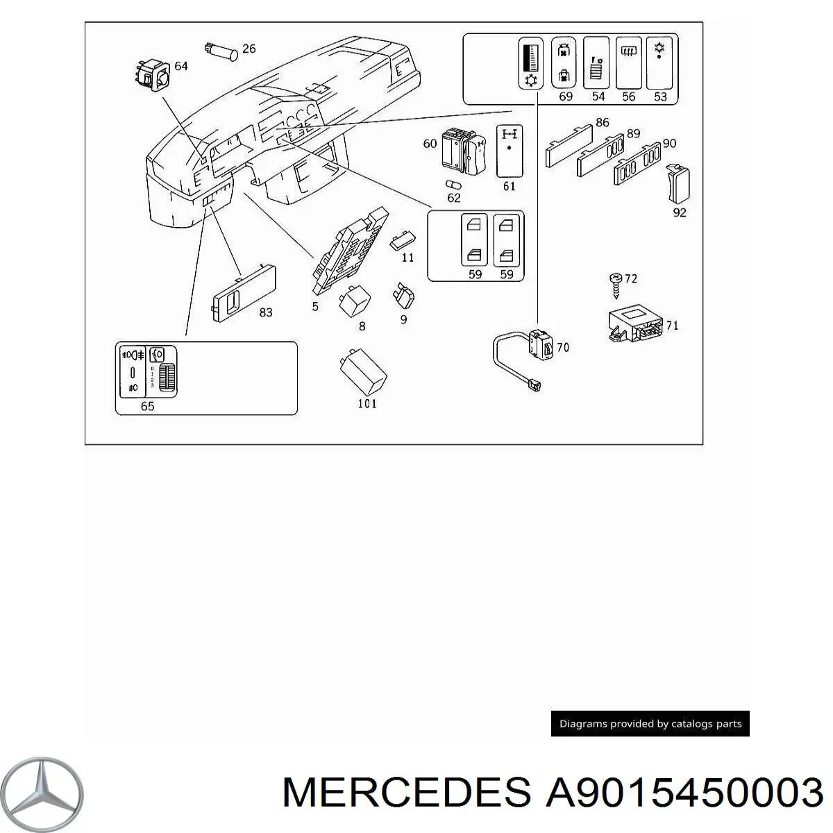 9015450003 Mercedes