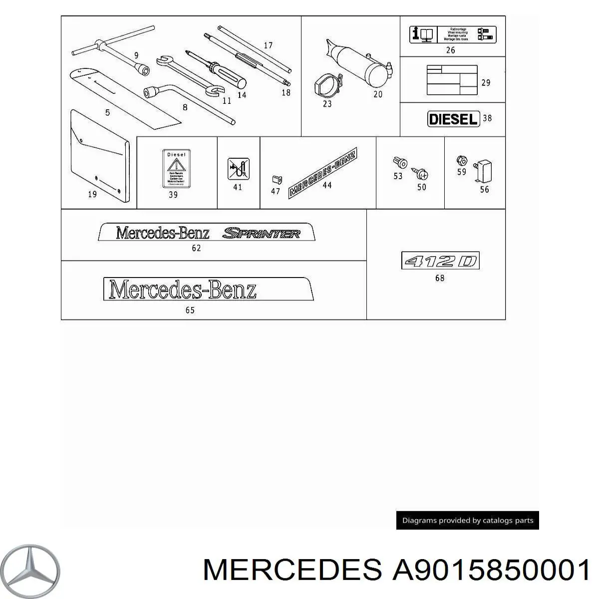  Mercedes A2035850001 precio, desde 27,24 EUR