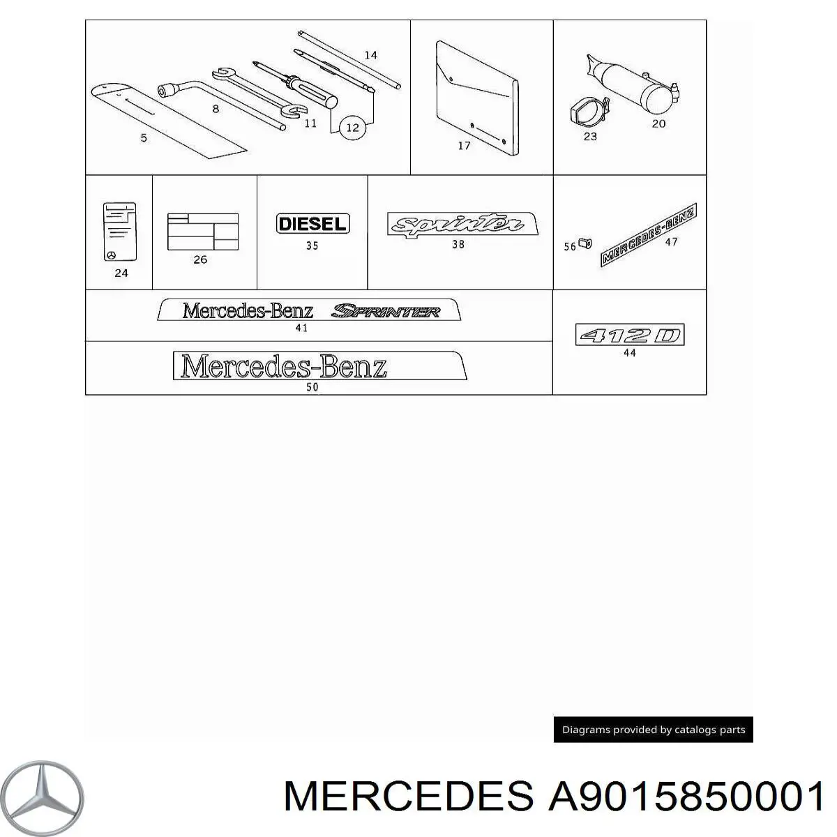 9015850001 Mercedes