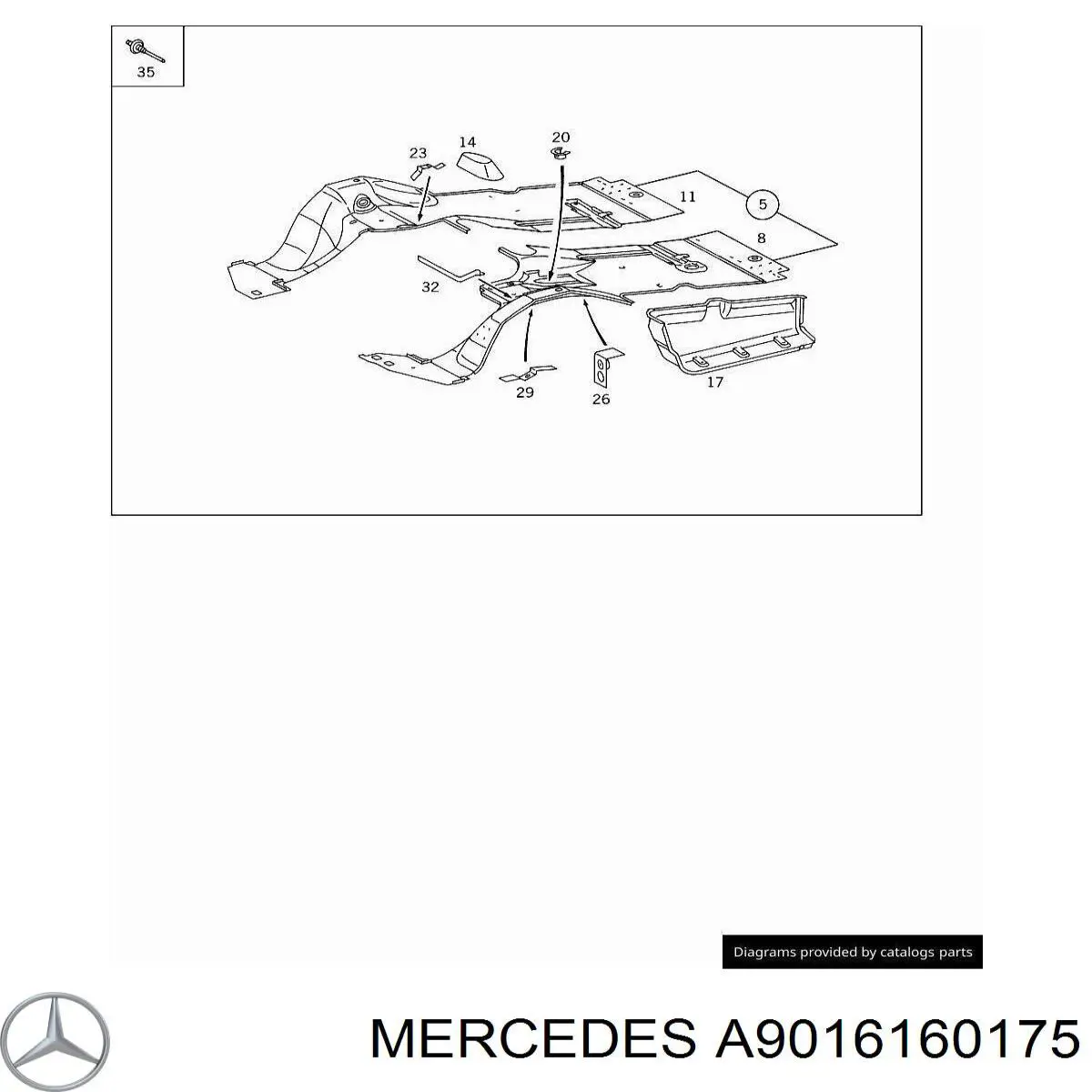 A9016160175 Mercedes