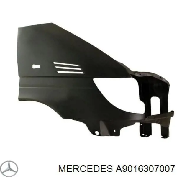 A9016307007 Mercedes guardabarros delantero derecho