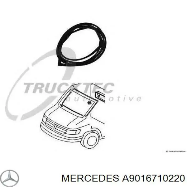 A9016710220 Mercedes junta, parabrisas