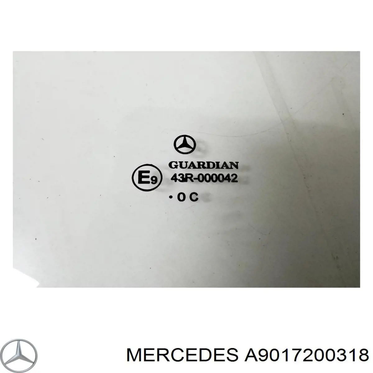 Cristal de puerta delantera izquierda para Mercedes Sprinter (901, 902)