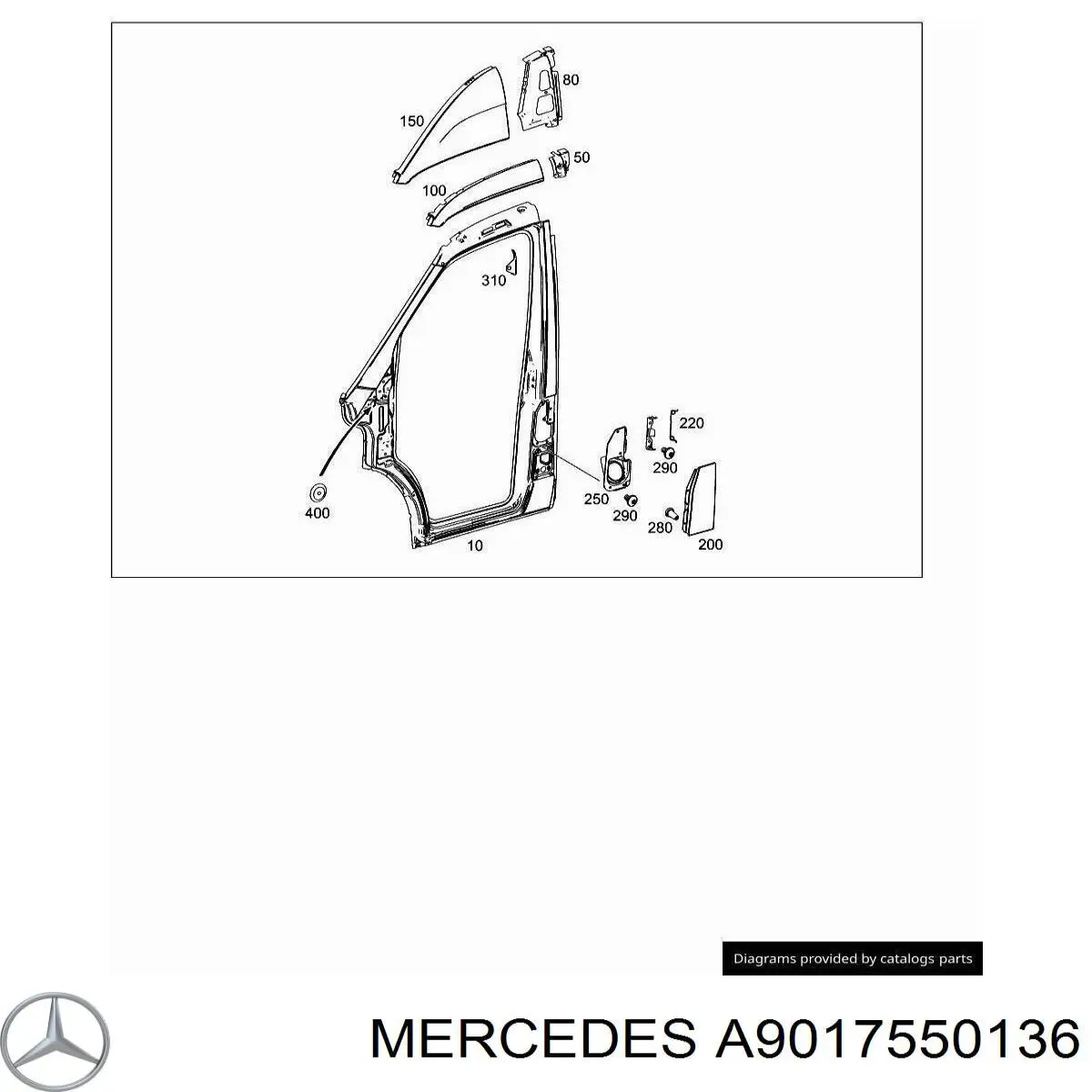 Mercedes A9017550136 precio, desde 4,84 EUR