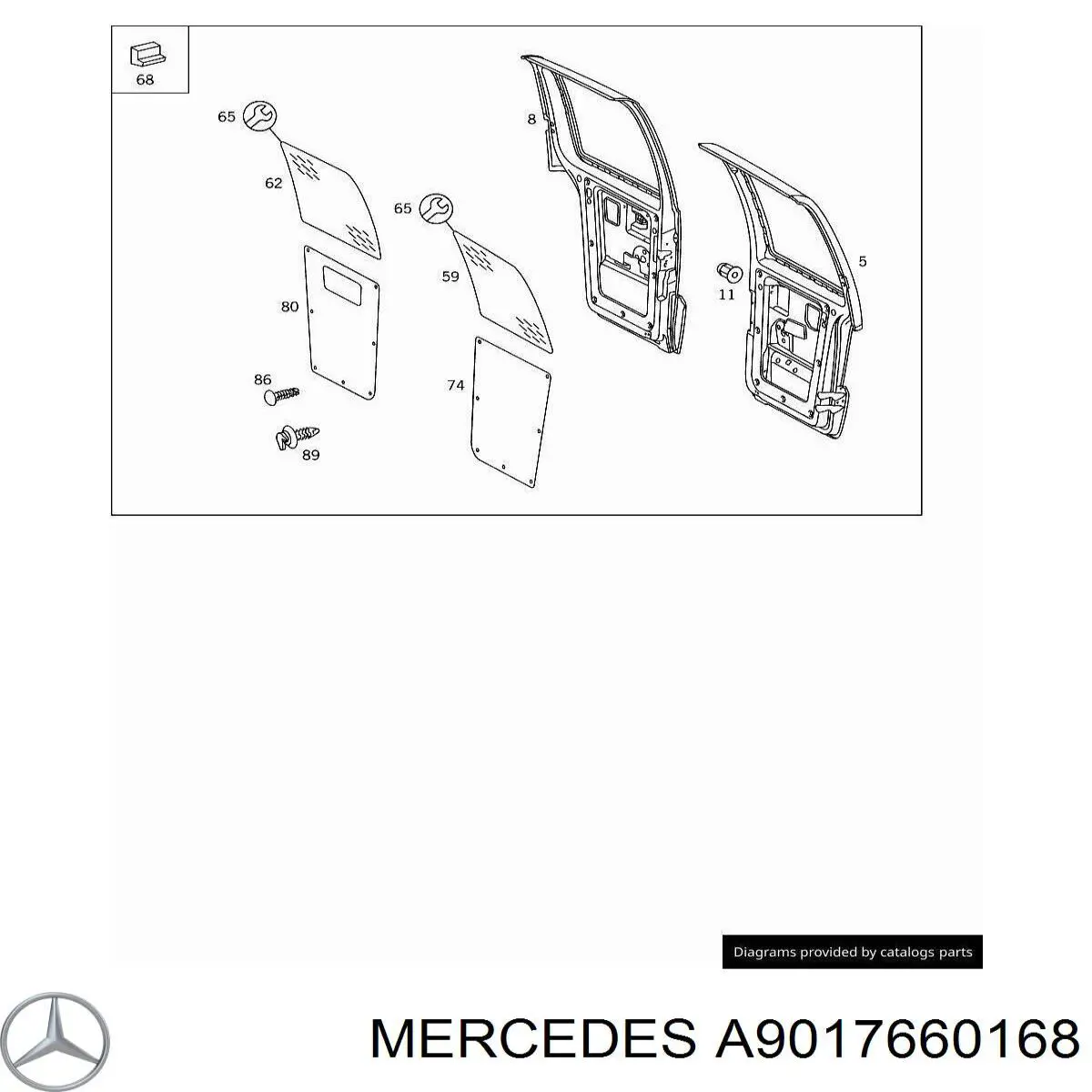 A9017660168 Mercedes