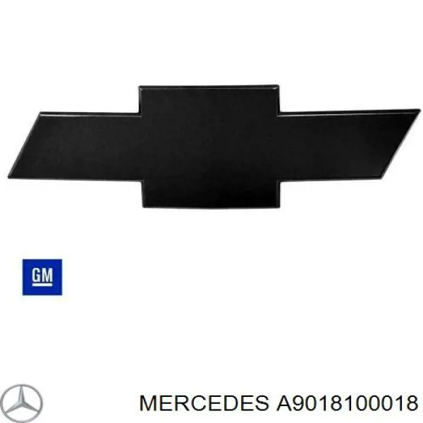 A9018100018 Mercedes emblema de capó
