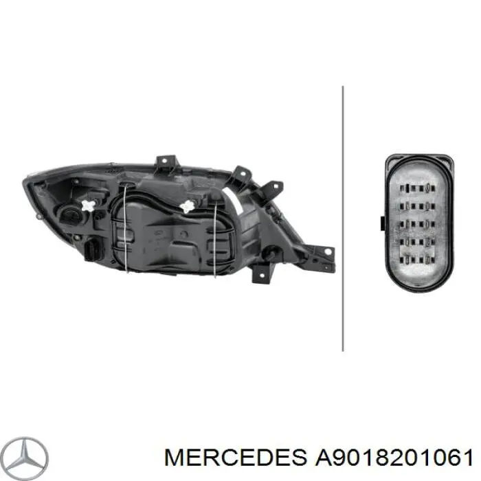 Faro Mercedes A9018201061 precio, desde 119,23 EUR