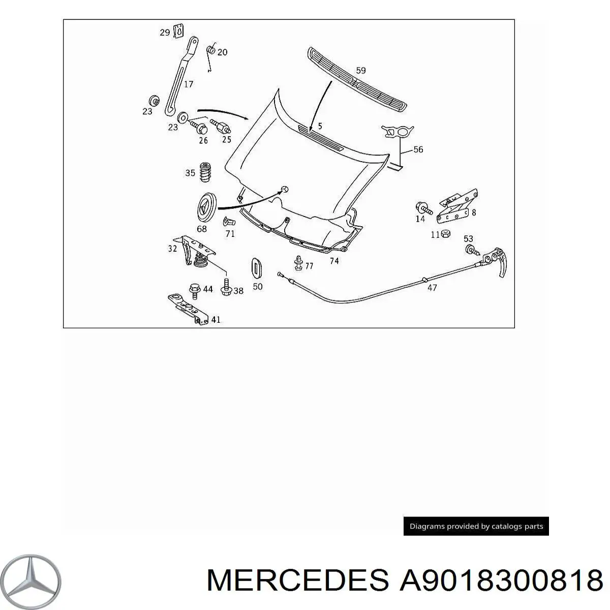 A9018300818 Mercedes