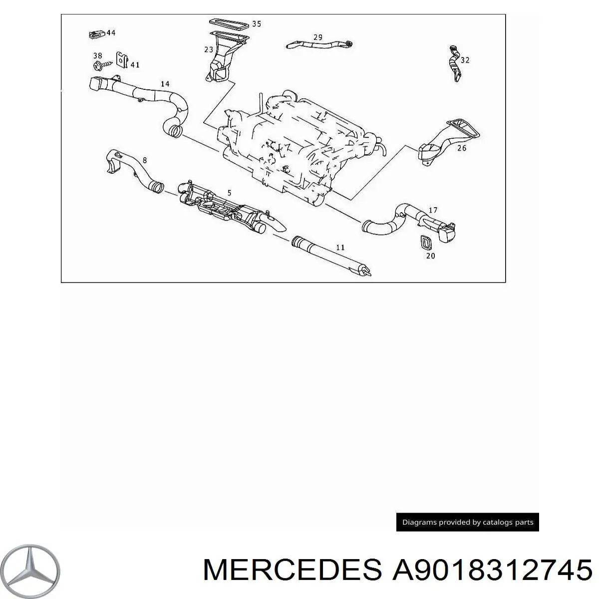 A9018312745 Mercedes