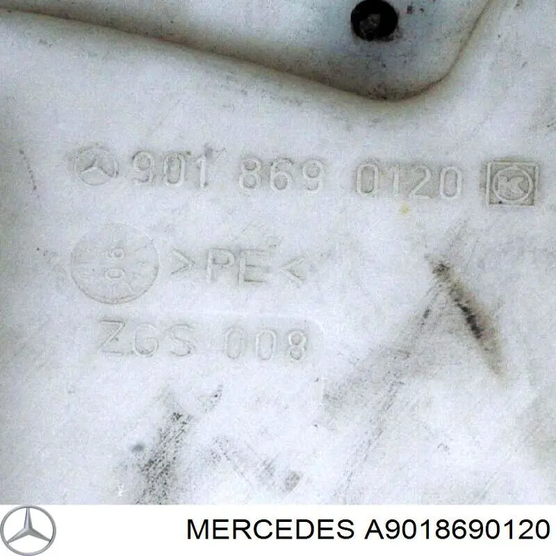 A9018690120 Mercedes depósito lavafaros