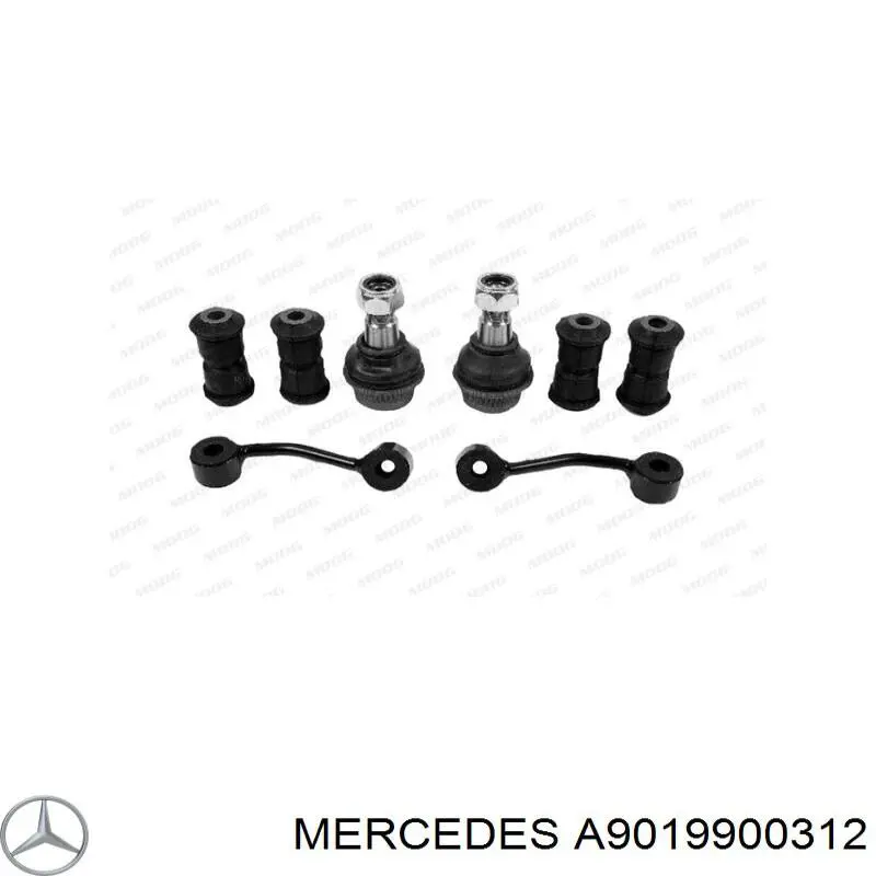 Perno de fijación del brazo inferior delantero Mercedes A9019900312 precio, desde 9,26 EUR