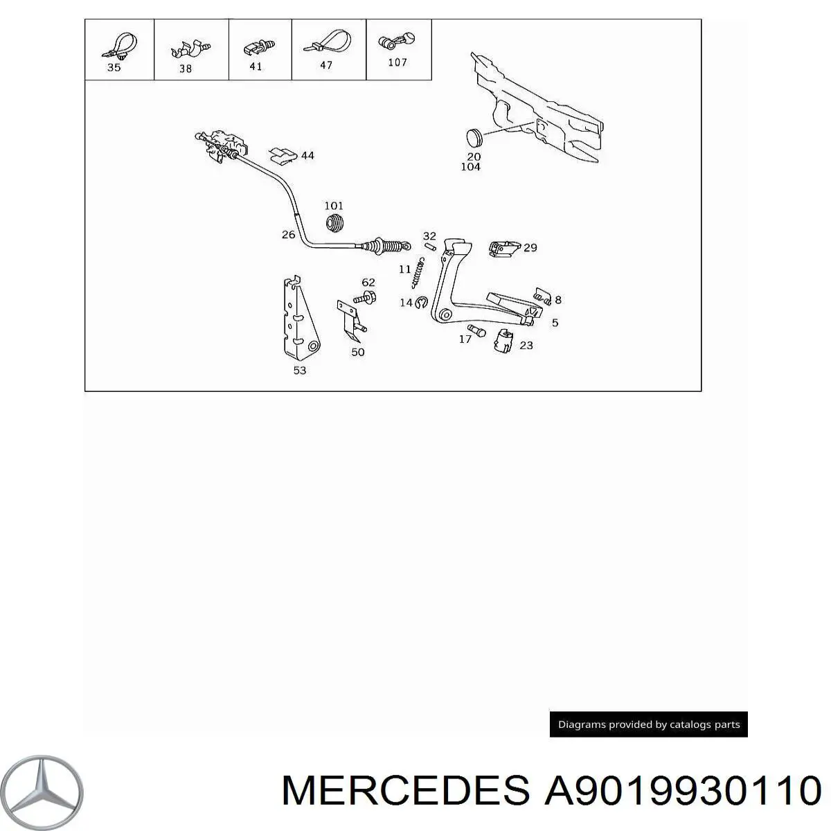 A9019930110 Mercedes