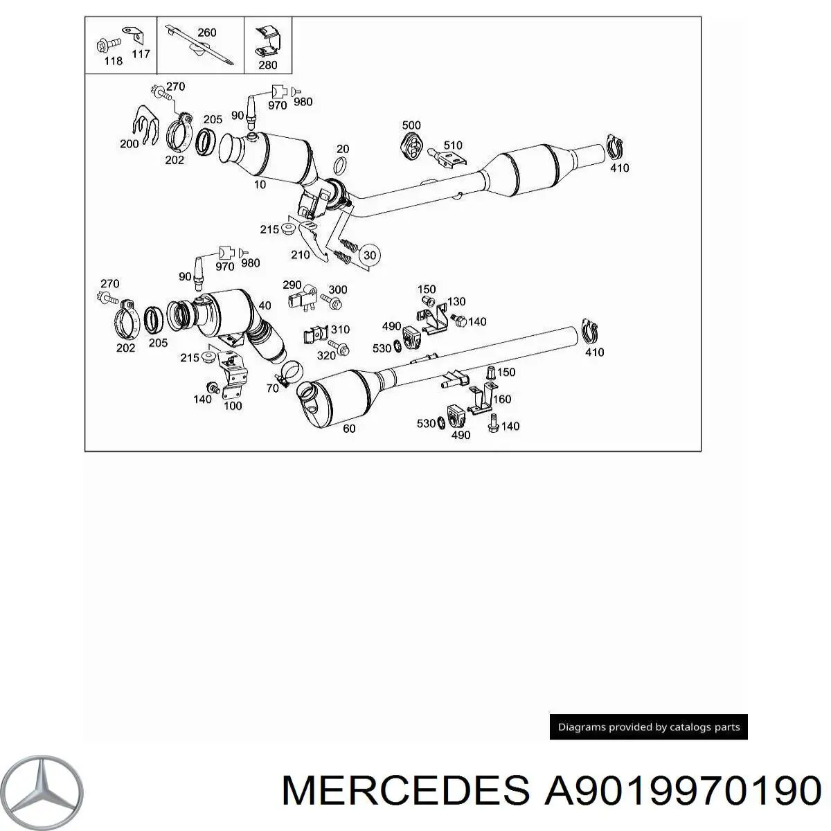  Mercedes A9019970190 precio, desde 4,31 EUR