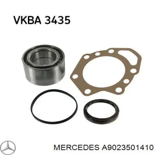 Cojinete de cubo delantero Mercedes A9023501410 precio, desde 57,65 EUR