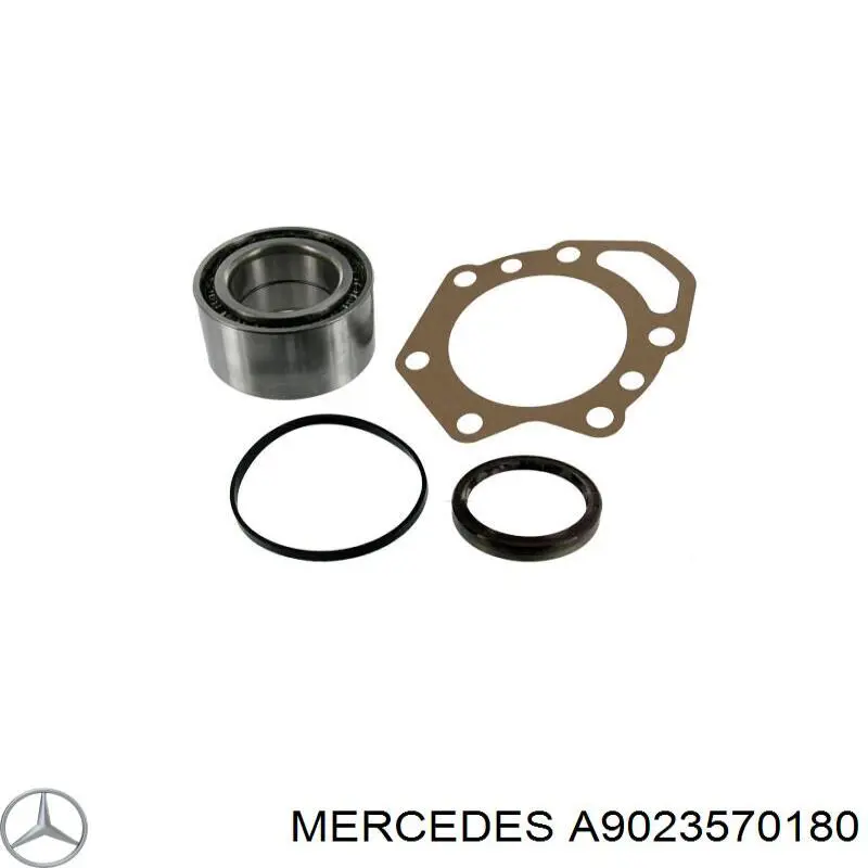 9023570180 Mercedes junta de la tapa del cojinete del eje trasero