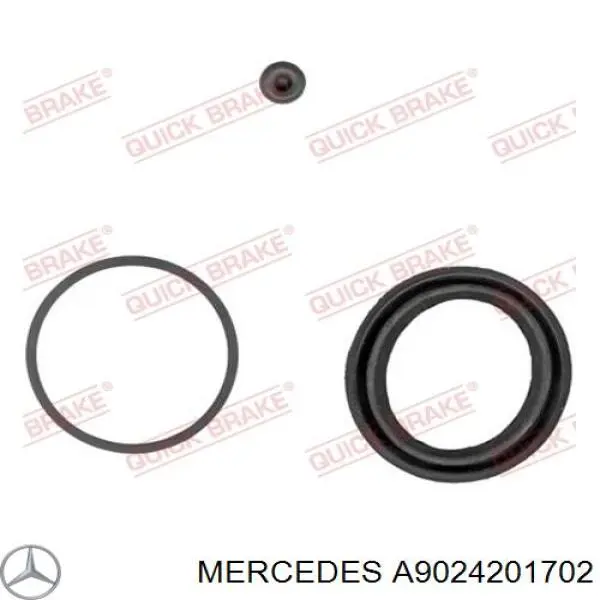 A9024201702 Mercedes pinza de freno trasero derecho