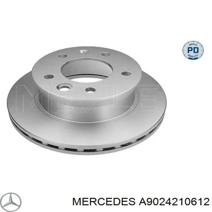 Frenos delanteros Mercedes A9024210612 precio, desde 45,32 EUR