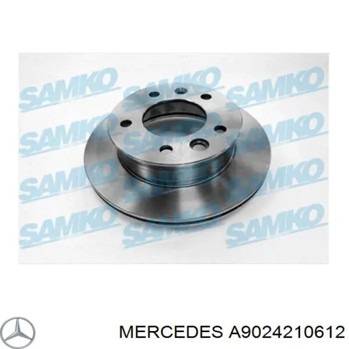 Disco de freno A9024210612 Mercedes