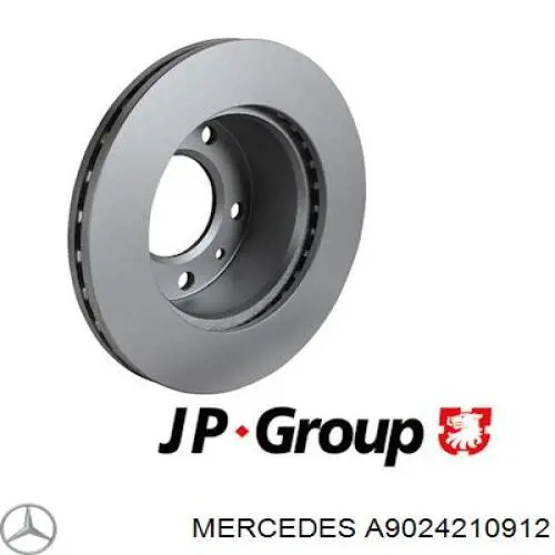 Disco de freno A9024210912 Mercedes