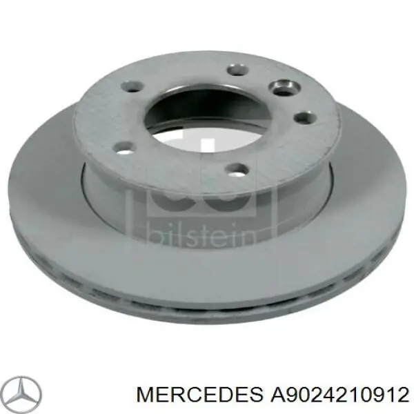 Frenos delanteros Mercedes A9024210912 precio, desde 45,32 EUR