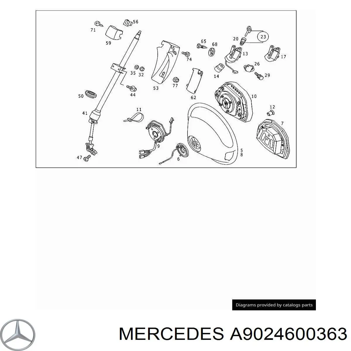 A9024600363 Mercedes 