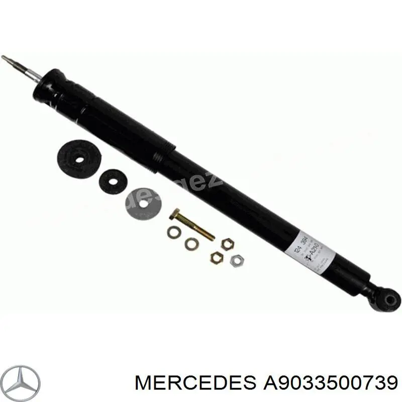 9033500739 Mercedes componente par, diferencial para eje trasero