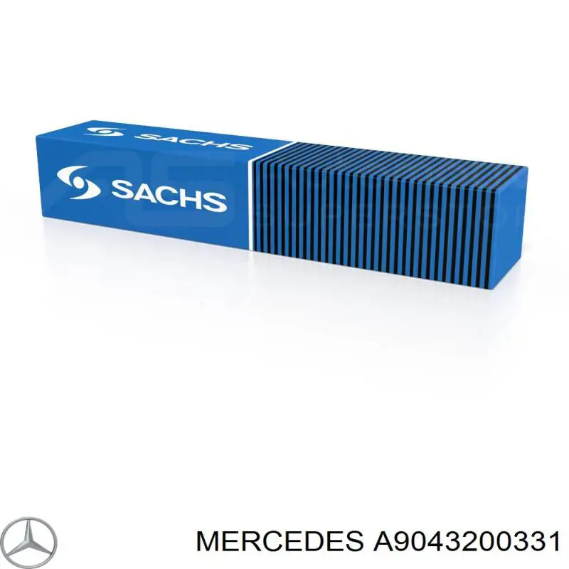 A9043200331 Mercedes amortiguador trasero