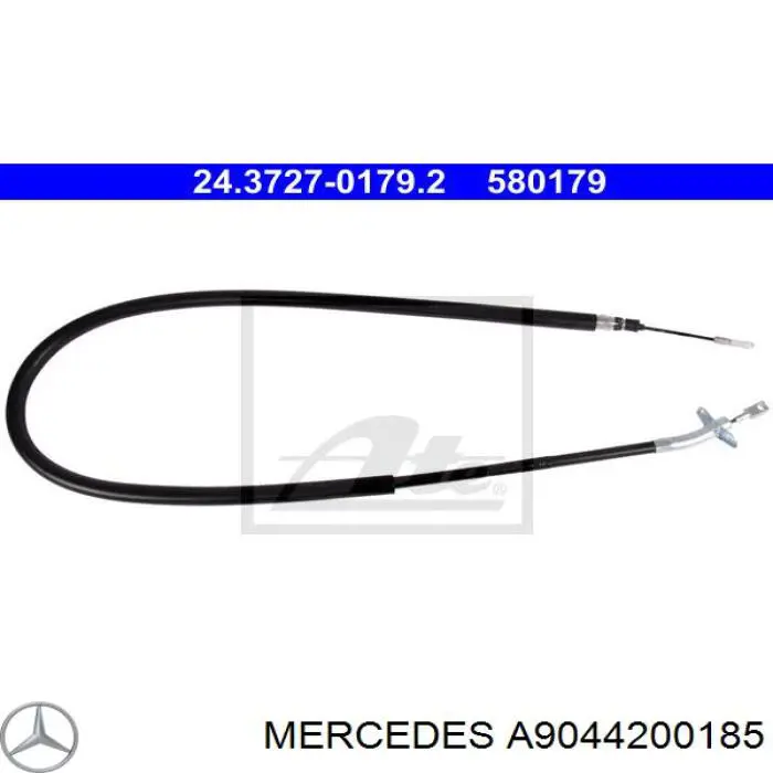 A9044200185 Mercedes cable de freno de mano trasero izquierdo