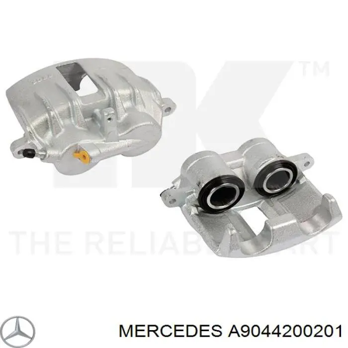 A9044200201 Mercedes pinza de freno delantera derecha